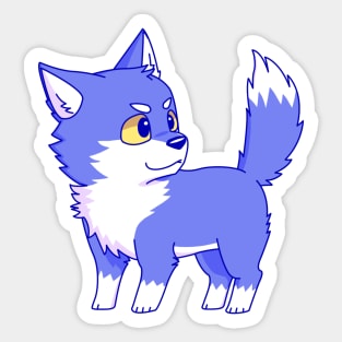 Chibi wolf Karamatsu Sticker